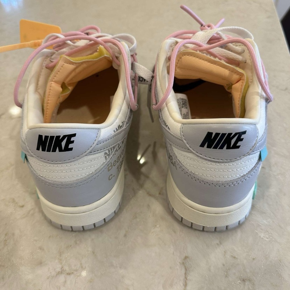 Authentic Nike Dunk Low Off-White Lot 9 (Stock X Verified) - Picture 7 of 12